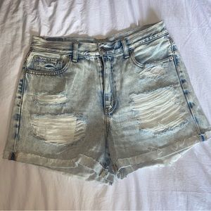 American Eagle Denim Mom Shorts